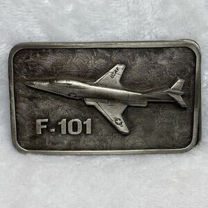 F-101 Voodoo Jet Military Aircraft 1980 Vtg Belt Buckle by The Buckle Connection